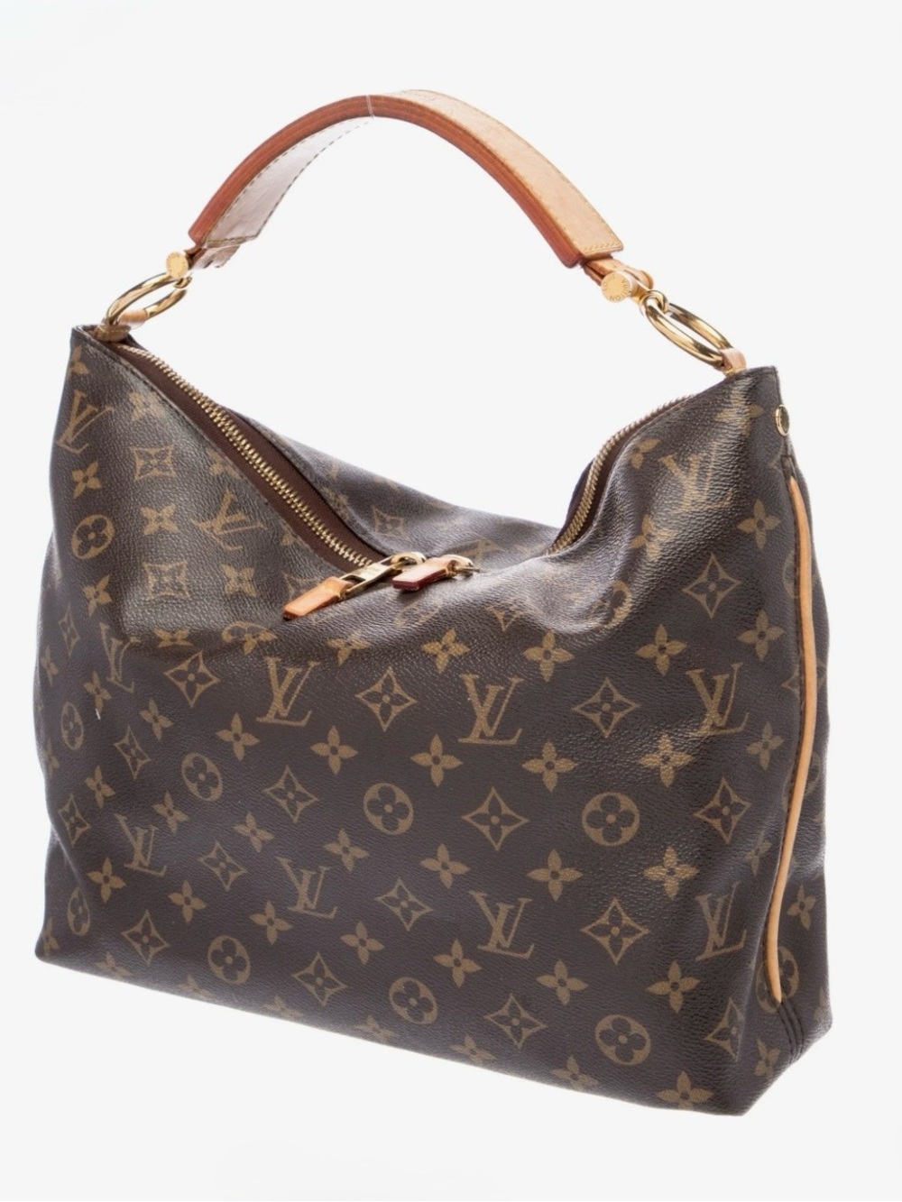 Louis Vuitton Sully PM Monogram Shoulder Bag in Brown